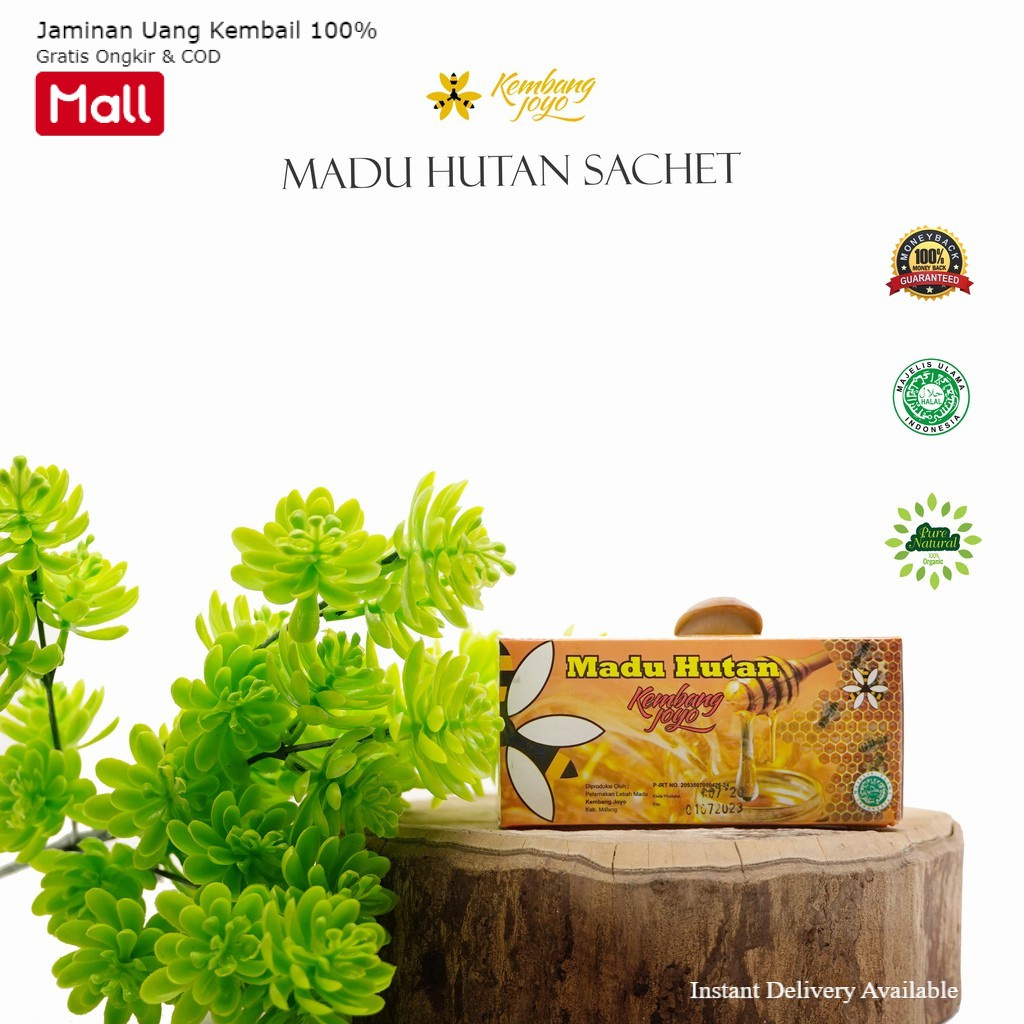 

Box Madu Kembang Joyo Sachet Madu Hutan 15gram x 5pcs