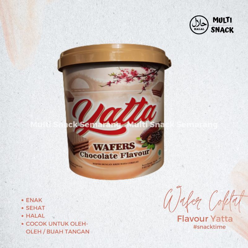 YATTA WAFER CHOCOLATE COKLAT FLAVOUR TOPLES