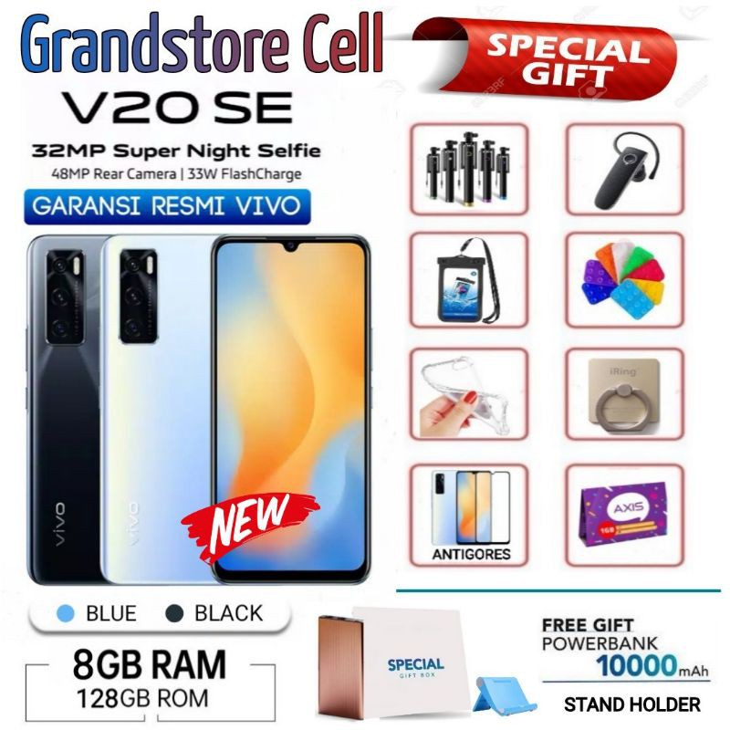 VIVO V20 SE RAM 8/128 GB GARANSI RESMI VIVO INDONESIA