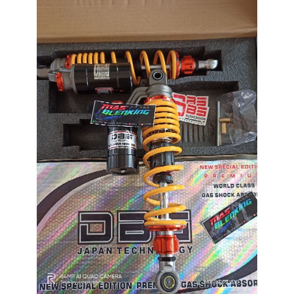 Shock shockbreaker belakang Merk DBS original warna kuning copy ktc ohlins