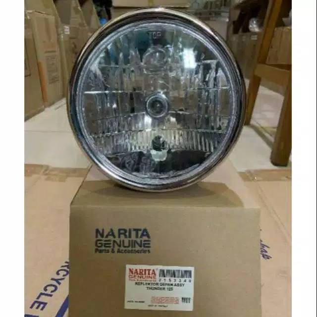 Reflektor lampu depan thunder 125