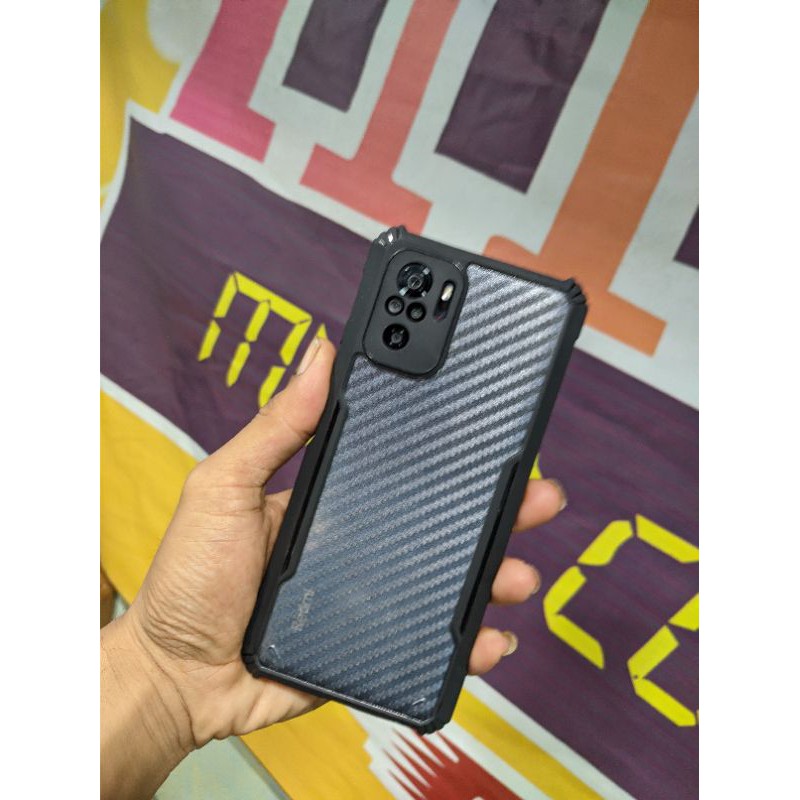 case xund redmi note 10+ skin carbon