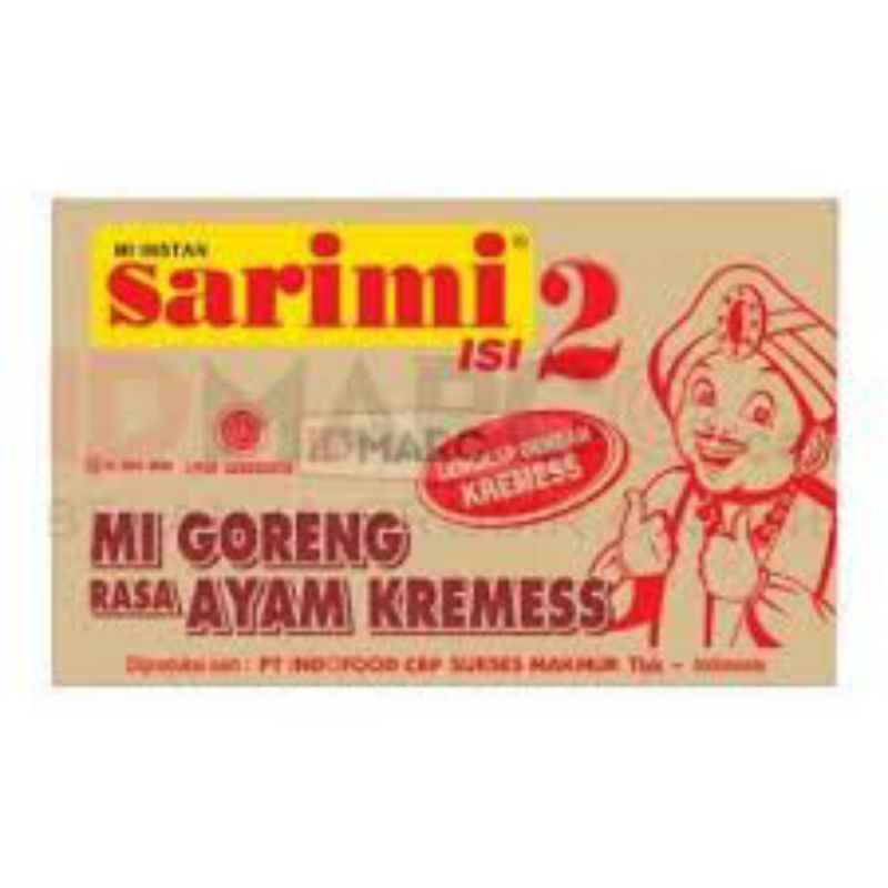 Mie Goreng instant sarimi isi 2 rasa ayam kremes (1dus)