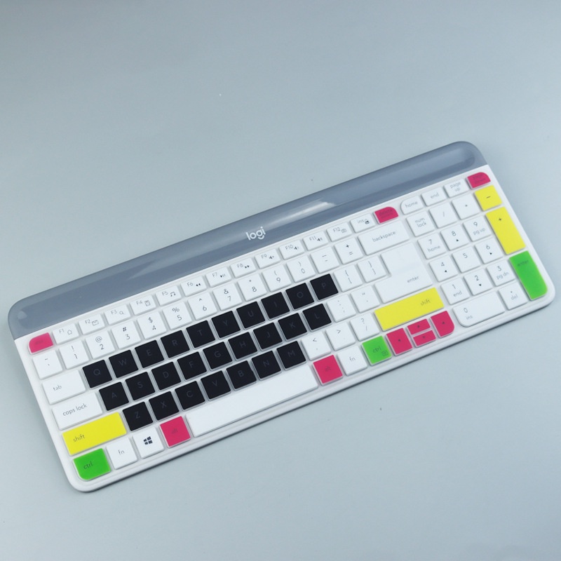 Cover Pelindung Keyboard Logitech MK470 K580 Bahan Silikon Motif Kartun