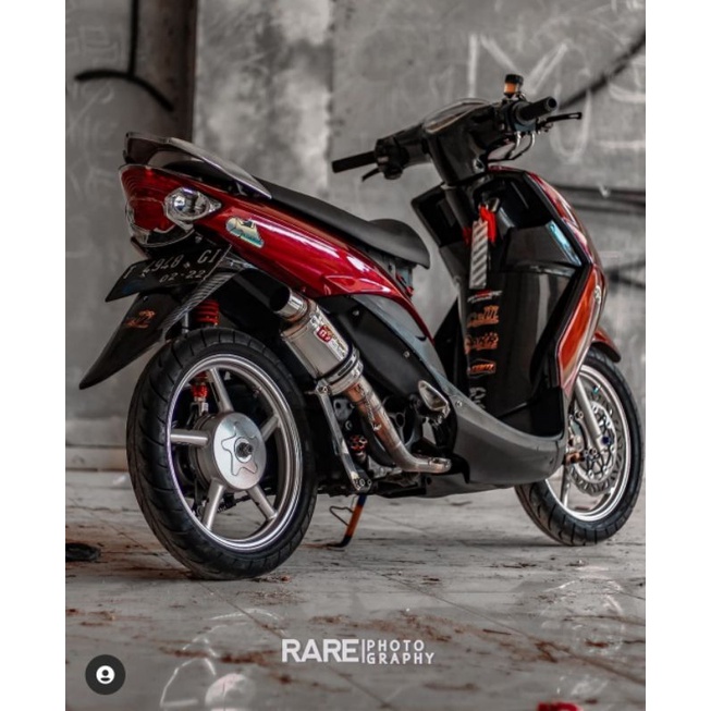 KNALPOT MOTOR MIO,NOUVO MIO M3 CLD RACING TYPE C2 ORIGINAL 100%