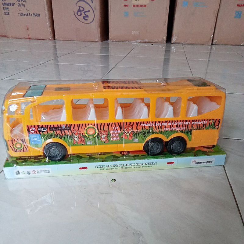 Mainan Bus Safari Ukuran Besar 40cm KGP891-1