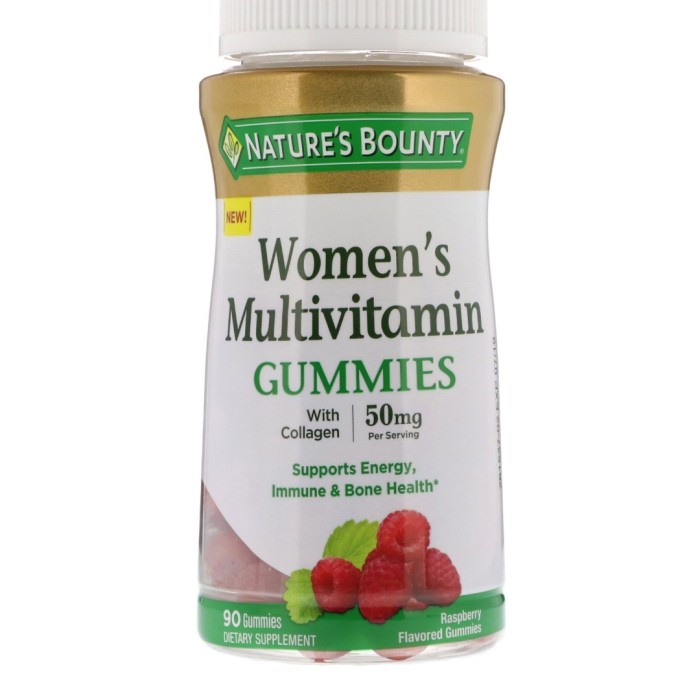 Nature's Bounty Women's Multivitamin Gummies + Collagen 50 mg 90 Gummy