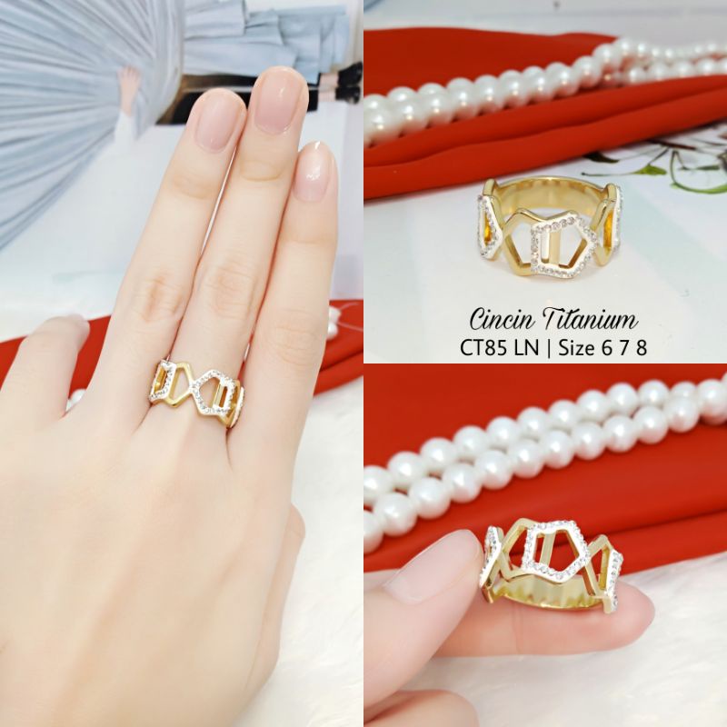 Cincin Titanium Wanita CT85 LN