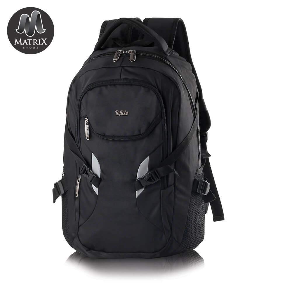 Tas Ransel Pria Berkualitas - Tas Punggung Pria - Backpack Pria - Tas Kuliah Hitam Keren