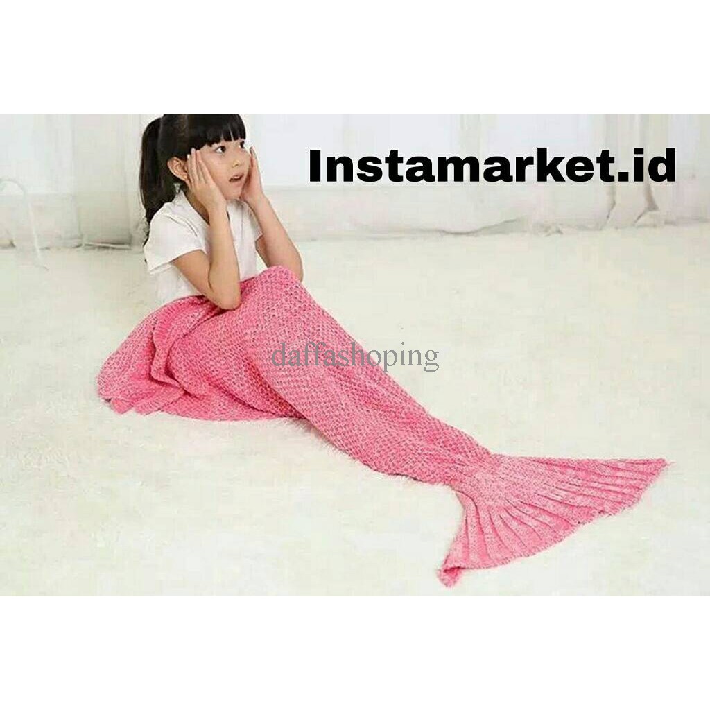 Best Seller Blanket Mermaid Tail Selimut Mermaid Terpopuler Shopee Indonesia