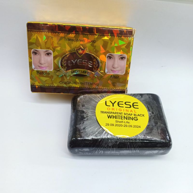 SABUN LYESE ORIGINAL SABUN LISE HIJAU &amp; HITAM