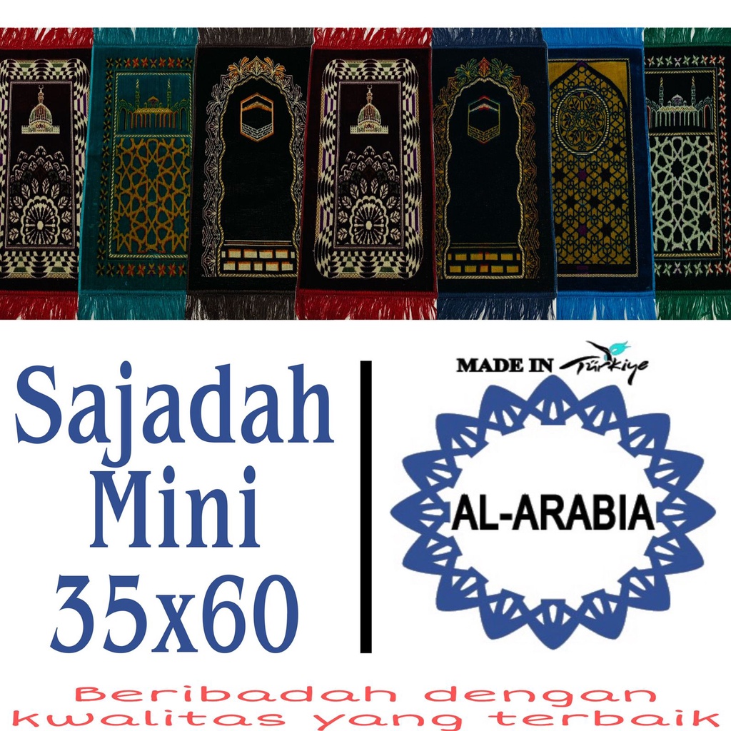 Hampers Sajadah Sujud AL-ARABIA Mini Tebal Souvenir Tahlilan Tasyakuran