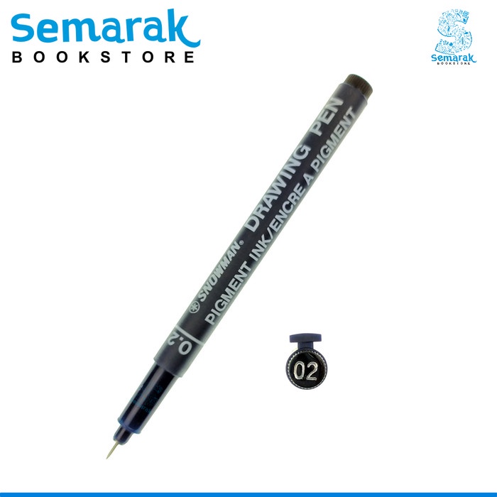 

Pendrawing- Snowman Drawing Pen 700 0.2 Black -Drawing-Pen.