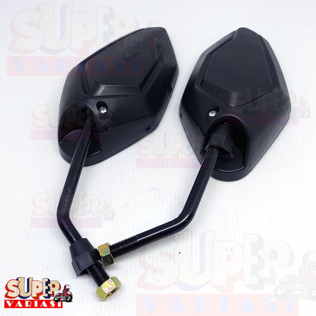 Spion Standar Bawaan Honda Vario 150 New Gagang Hitam - Spion Honda Standar Vario Beat Supra Scoopy Blade