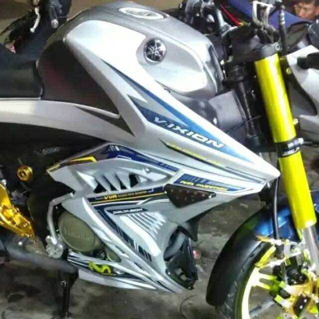 SAYAP Vixion R 2017 - 2019 HALF FAIRING VIXION NEW 2017 VVA Sayap samping NEW VIXION R plastik ABS