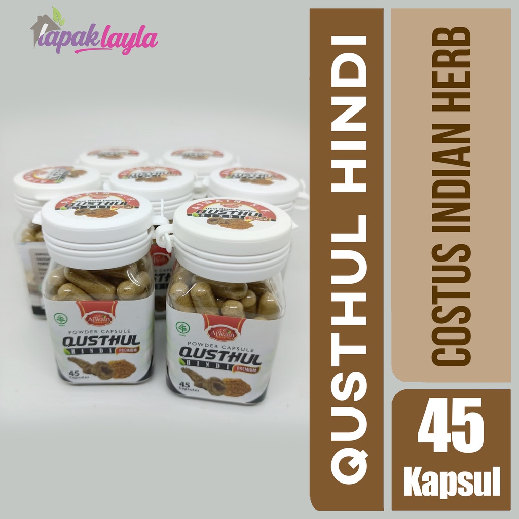 KAPSUL QUSTHUL HINDI 45 KAPSUL AJWAIN