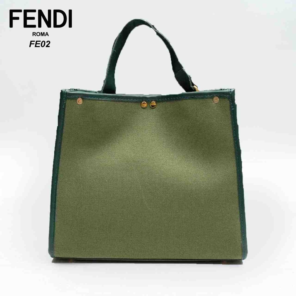 F FE02 Canvas Peekaboo X Tote Bag