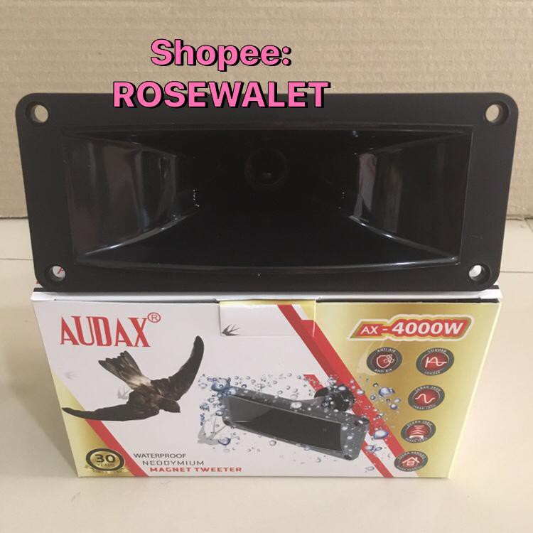 AUDAX AX 4000 W WATERPROOF ANTI AIR NEODYMIUM TWEETER WALET ASLI