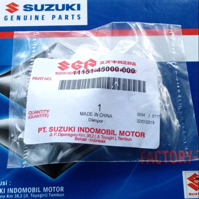 KARET BLOK MESIN THUNDER 125 ORIGINAL SGP