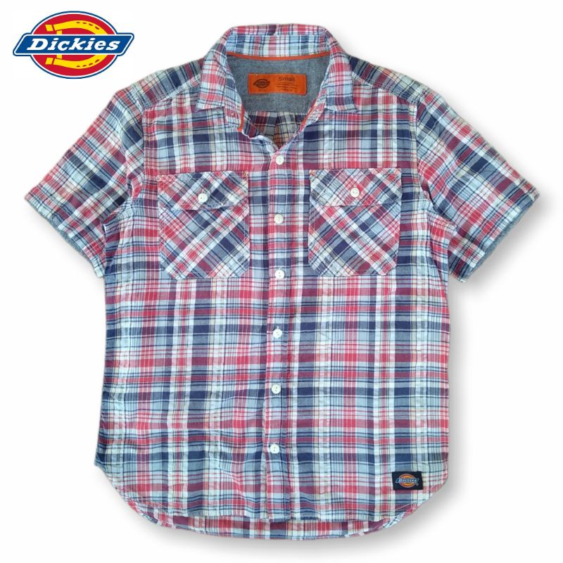 KEMEJA DICKIES SECOND ORIGINAL BEKAS ORIGINAL KEMEJA GINGHAM BUTTONDOWN SECOND ORI PRIA WANITA CASUA
