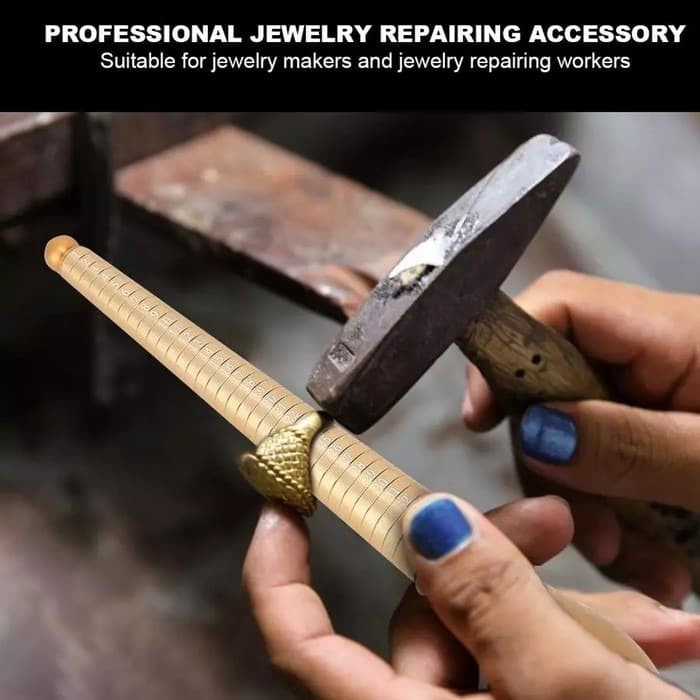 Alat Ukur Cincin / Stik Ukur Cincin Kuningan / TSK Ring Size