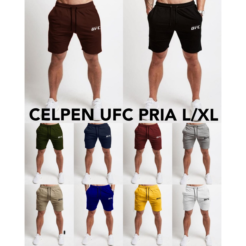 HALAMAN CELANA  JOGGER  PRIA UFC PENDEK  JOGGER  OLAHRAGA 