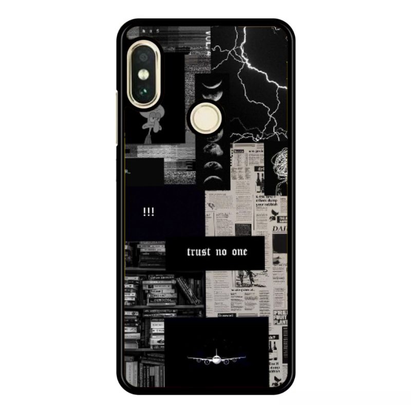Ax Case Custom Xiaomi Redmi S2, Redmi Note 5 pro, Redmi Note 6 Pro, Redmi 6 Pro Fashion AesThetic Bl