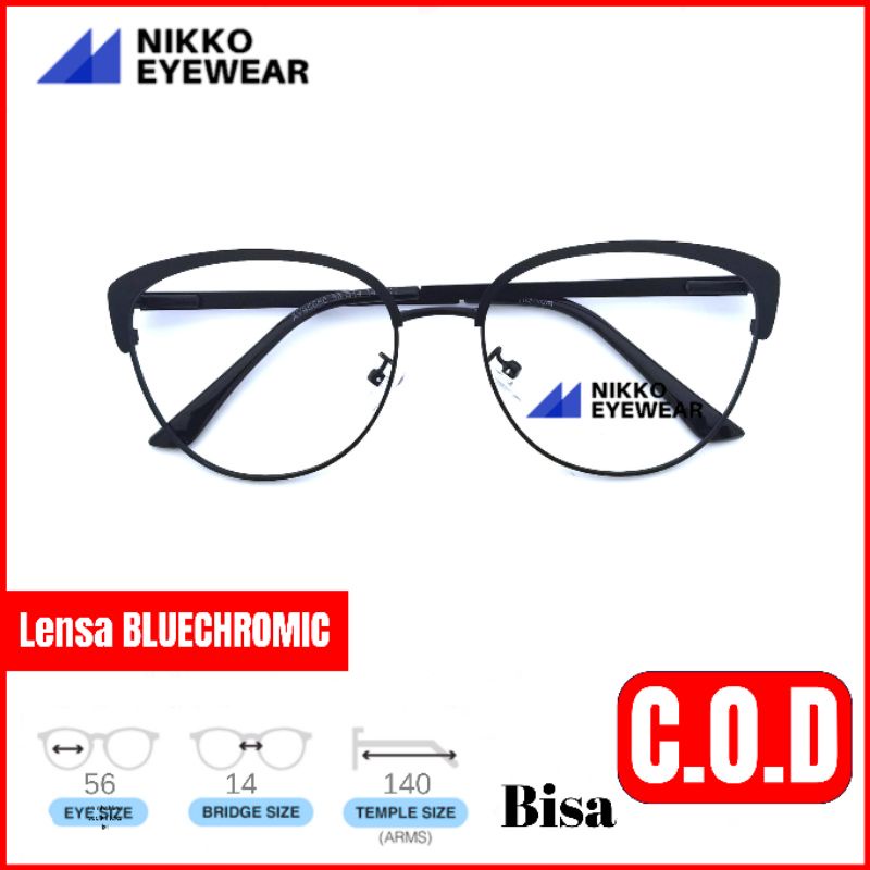 Frame Kacamata 95680 Lensa BLUECROMIC,PHOTOCROMIC, BLUERAY