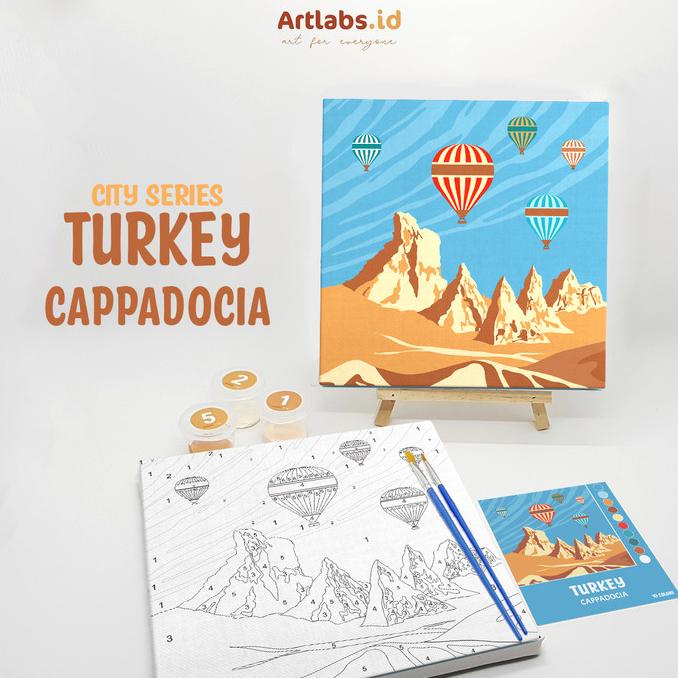

Cappadocia - Paint By Number 10 Color [City Series] | Painting Kit