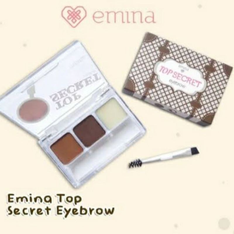 ❤ jselectiv ❤ EMINA Top Secret Eyebrow Kit | Eye Brow Powder EMINA