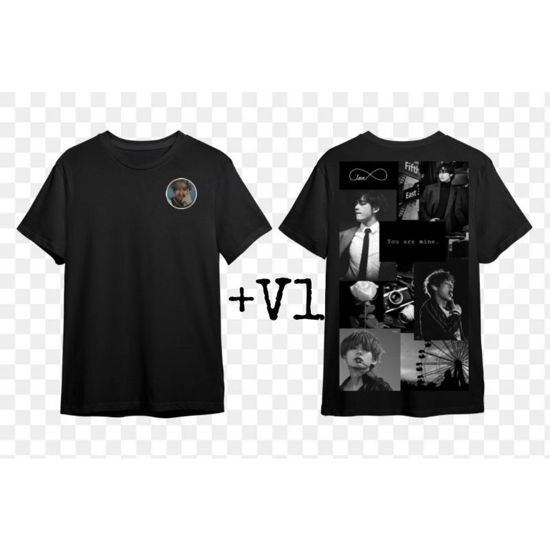 Custom kaos foto atau kaos taehyung// kaos murah meriah kaos bts taehyung