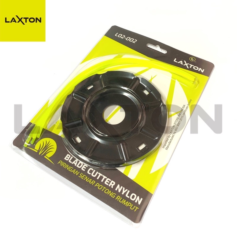 LAXTON dudukan piringan senar mesin potong rumput blade cutter L02-002 pisau potong rumput nylon