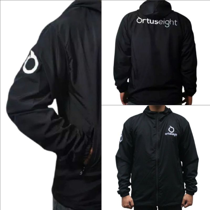 Jaket ortuseight runing sport olahraga / jaket olahraga /  jaket parasut ortuseight / jaket bola / jaket Ortus olahraga