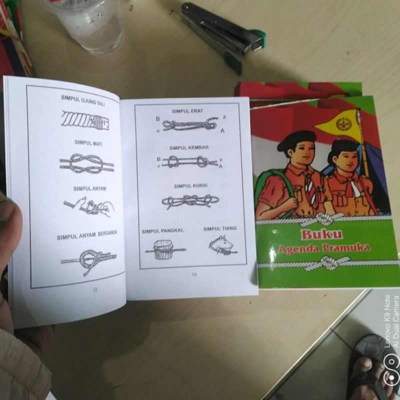 Buku Agenda Pramuka 64 halaman baru