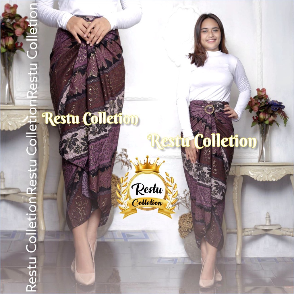 COD Rok Lilit Batik Wanita Motif CM2 Bawahan Kebaya Wisuda Kondangan Tradisonal Modern Cantik Bahan Premium