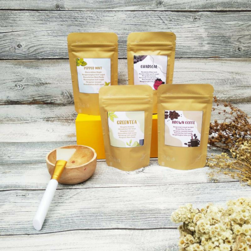 MASKER ORGANIK 50 GRAM / MASKER WAJAH ORGANIK / MASKER ORGANIK MURAH MASKER