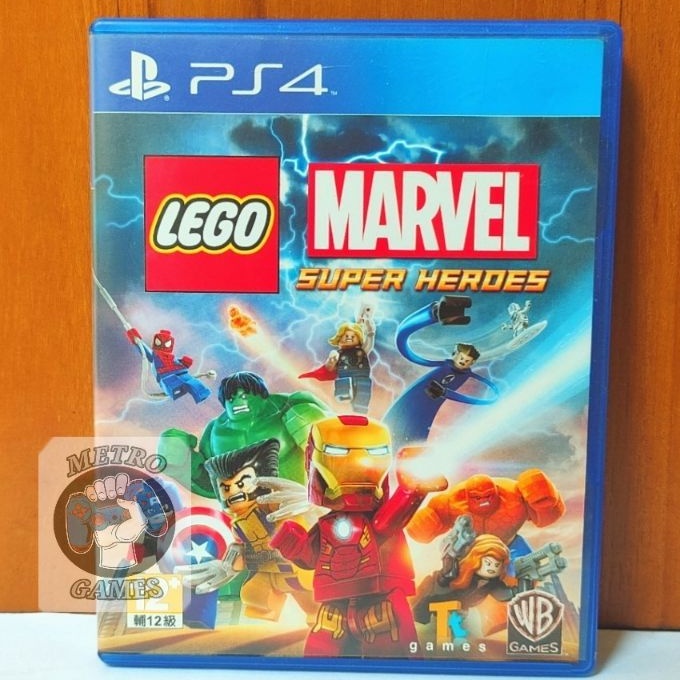 Lego Marvel Super Heroes PS4 Kaset Game Lego Superheroes Superhero Hero Playstation PS 4 5 CD BD Games Lego Avenger Avengers iron man captain america spiderman game ps4 ps5 reg 3 reg 3 asia 2