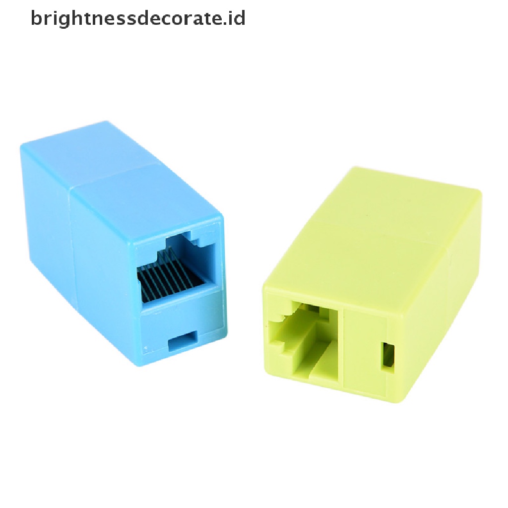 5 Pcs Adaptor Konektor Extender Coupler Jaringan LAN Ethernet RJ45 Female Ke Female