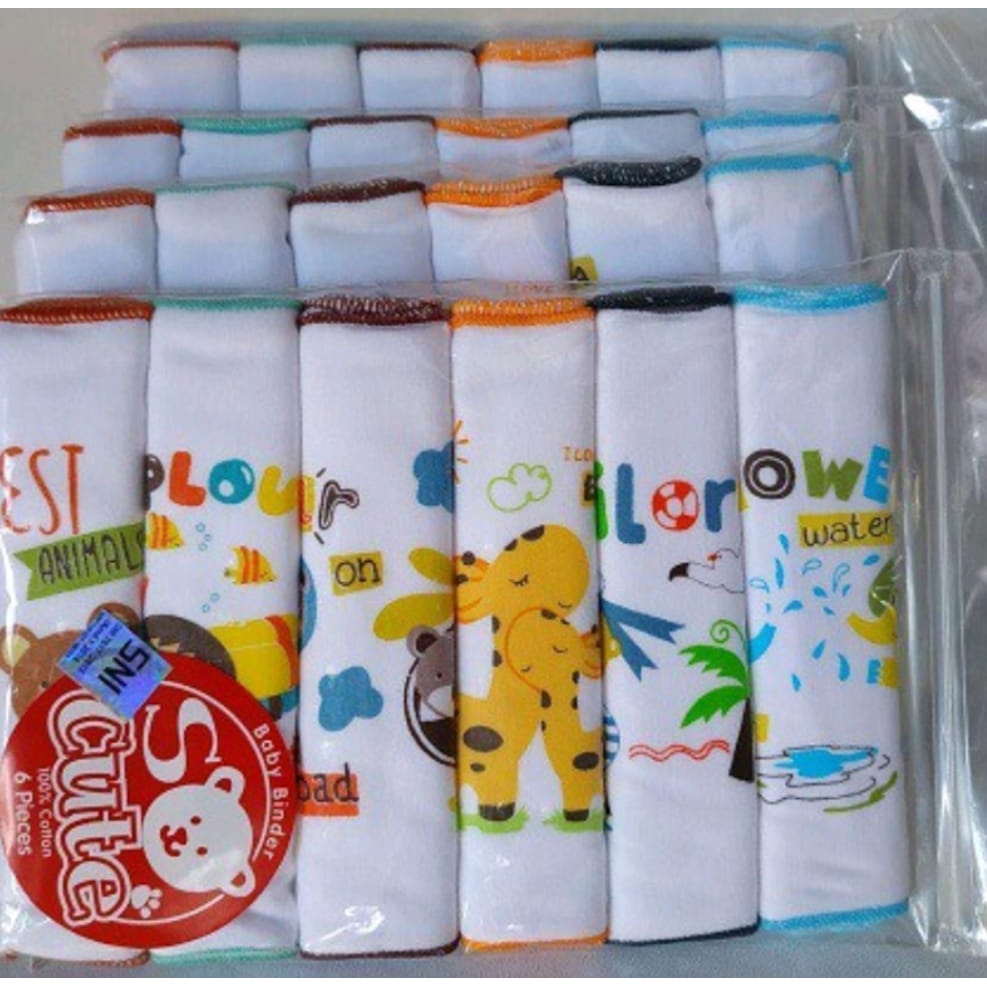 JESSEN GURITA BAYI REKAT ISI 6 PCS / MOTIF RANDOM