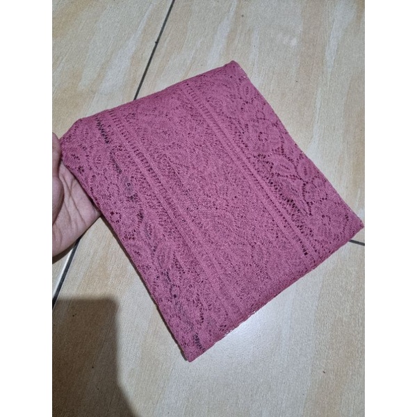 OUTER BROKAT KERUT// KARDIGAN BRUKAT // ATASAN BRUKAT KERUT // KARDIGAN OVERSIZE-Berry