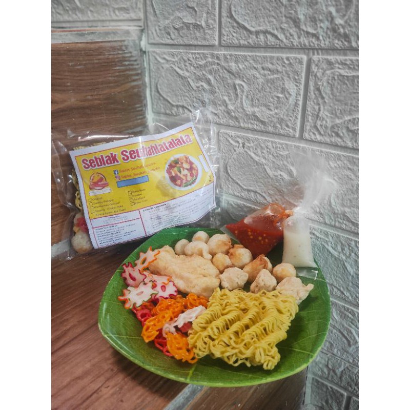 

makanan instan seblak paket Irit