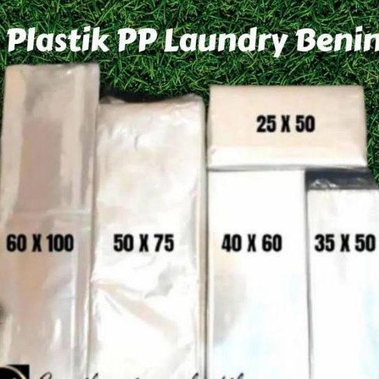 Kantong plastik PP bening, Plastik Loundry, Plastik bening Uk 20x35 sampai 60x100 Plastik JUMBO ANTI SOBEK 60x100cm | Wadah Laundry Besar Kresek PE Anti Air Waterproff