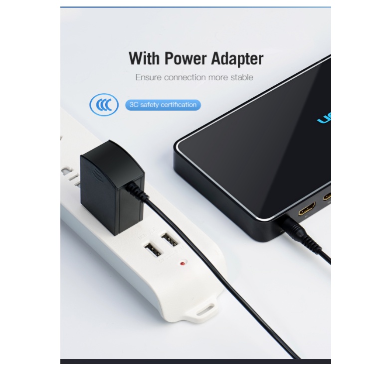 Vention HDMI Splitter 1 in 8 out HDMI Duplicate Screen 4K