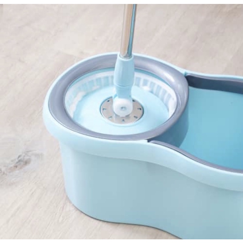 PROCLEAN SET ALAT PEL PUTAR DENGAN EMBER/ACE SPIN MOP BLUE/ACE ALAT PEL SPIN MOP