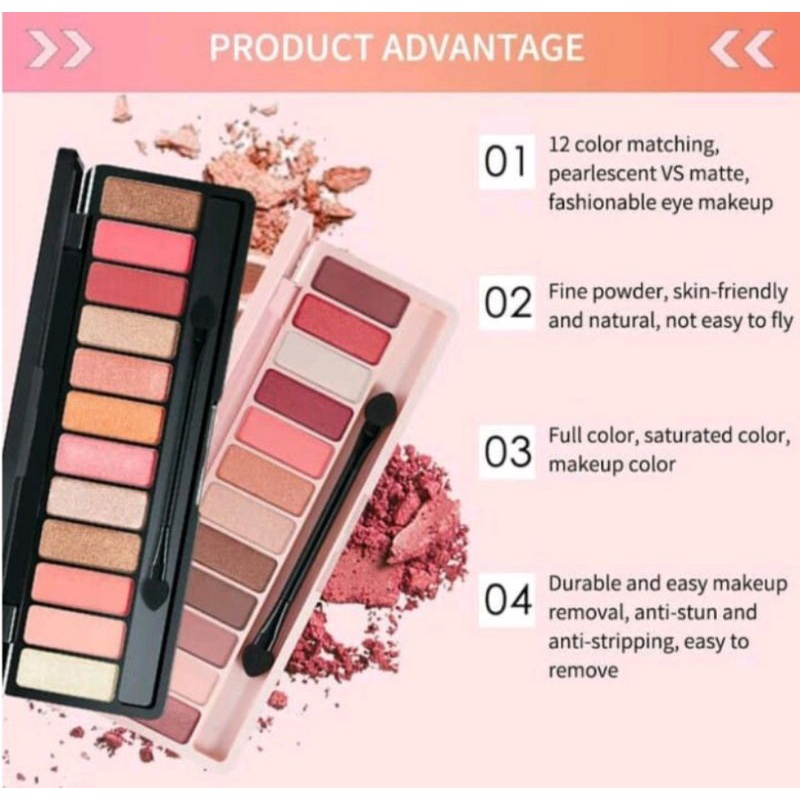 LAMEILA Eyeshadow Play Color Eyes 10 Warna Color Eye Shadow