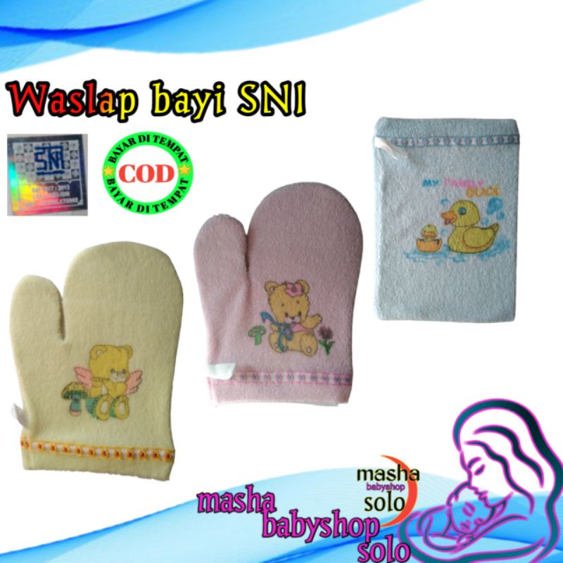 Waslap bayi sni , Waslap mandi bayi murah lembut