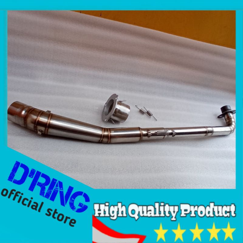 Leher knalpot Supra x 125 PNP silencer standar original/knalpot Fu pipa leheran PNP plus adaptor