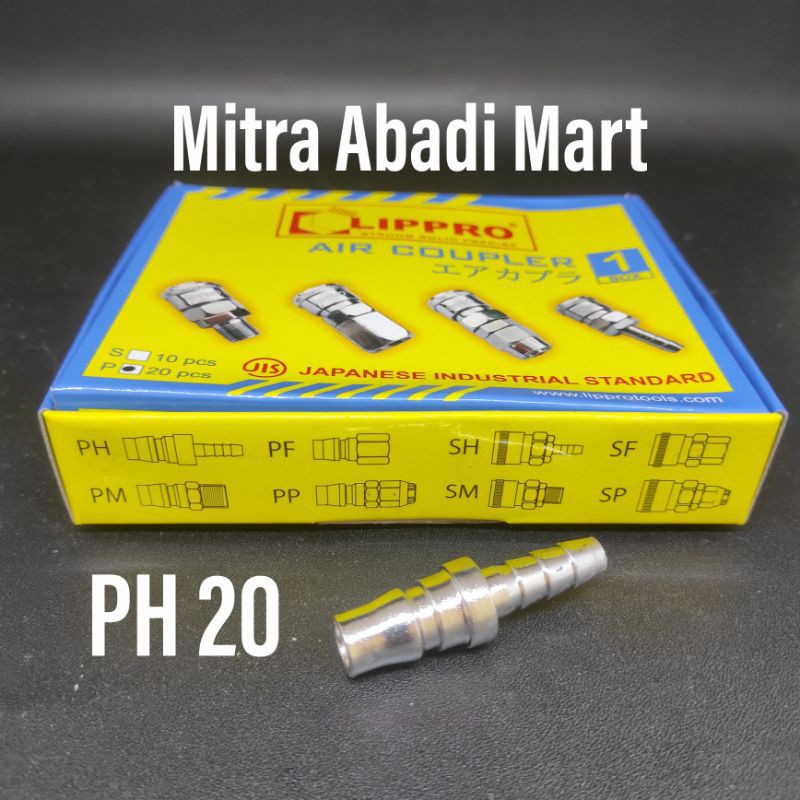 Quick Coupler PH 20 LIPPRO / Nepel Sambungan Compressor PH 20 LIPPRO