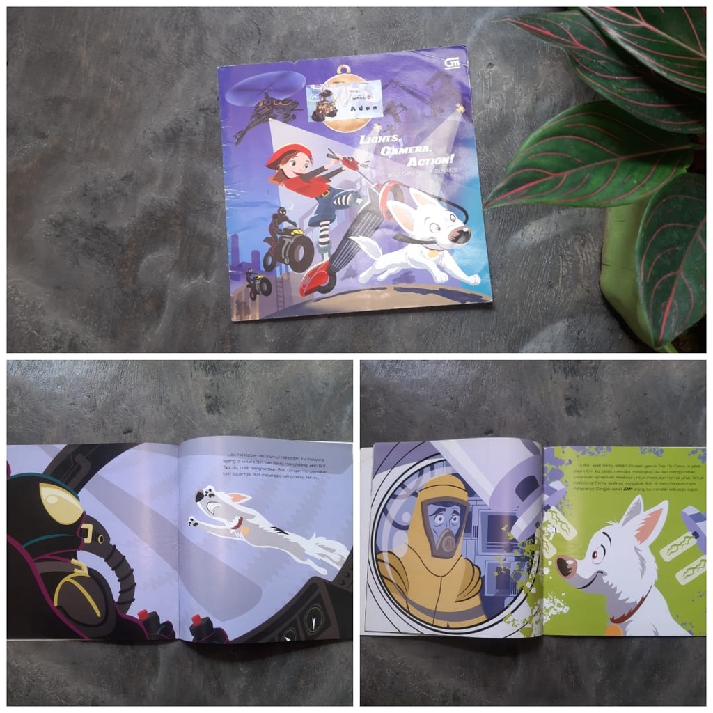 Lights Camera Action Bolt dan Penny Beraksi buku anak cerita bekas second preloved
