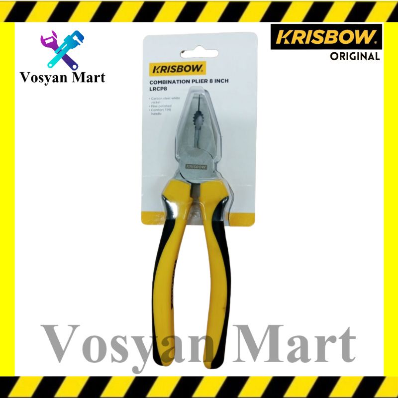 Krisbow Tang Kombinasi 8 inch || Combination Plier 8 inch Krisbow || Tang Kombinasi Krisbow